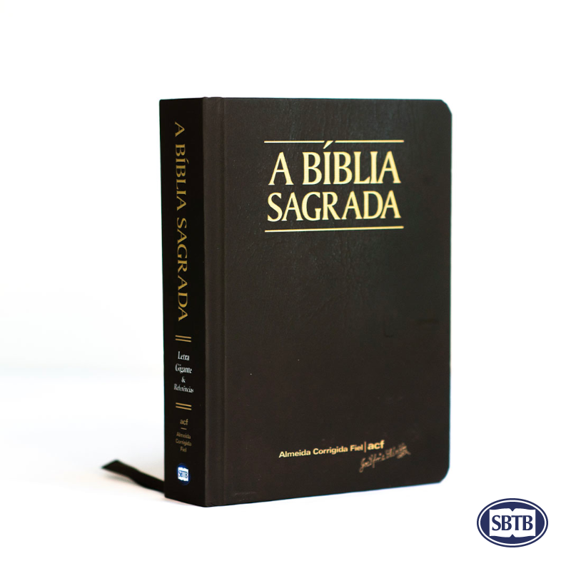 Bblia ACF Letra Gigante com Ref. & Mapas - Preta - cd. 2315