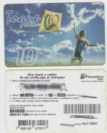 c18842 Toque TCO 10 reais - crian�a empinando pipa s/fab. Out/2001