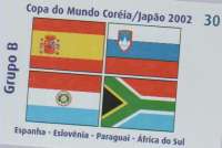 25330 BT 02/02 Copa do Mundo 2002 2/8 C1335 800.000x ICE 30 - Grupo B