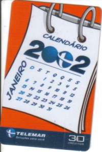 c15497 RJ 01/02 Calendrio 2002 (Janeiro) p1665 230.000x ABNC 30