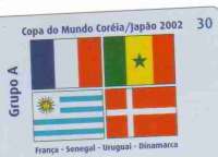 24600 BT 02/02 Copa do Mundo 2002 1/8 800.000x ICE 30 - Grupo A